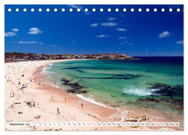 Produktbild: Sonne, Strand & Meer (Tischkalender 2026 DIN A5 quer), CALVENDO Monatskalender