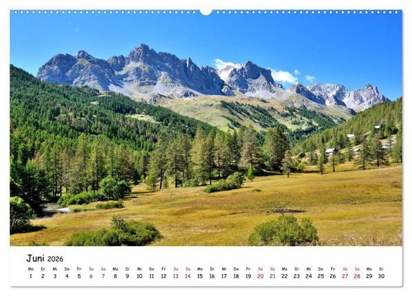 Produktbild: Franz&ouml;sische Alpen - Route des Grandes Alpes (Wandkalender 2026 DIN A2 quer), CALVENDO Monatskalender