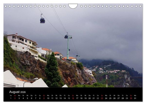 Produktbild: Madeira die Perle des Atlantiks (Wandkalender 2026 DIN A4 quer), CALVENDO Monatskalender