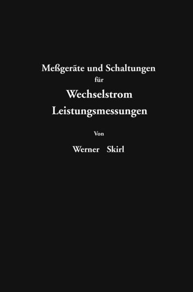 Produktbild: Me&szlig;ger&auml;te und Schaltungen f&uuml;r Wechselstrom-Leitungsmessungen