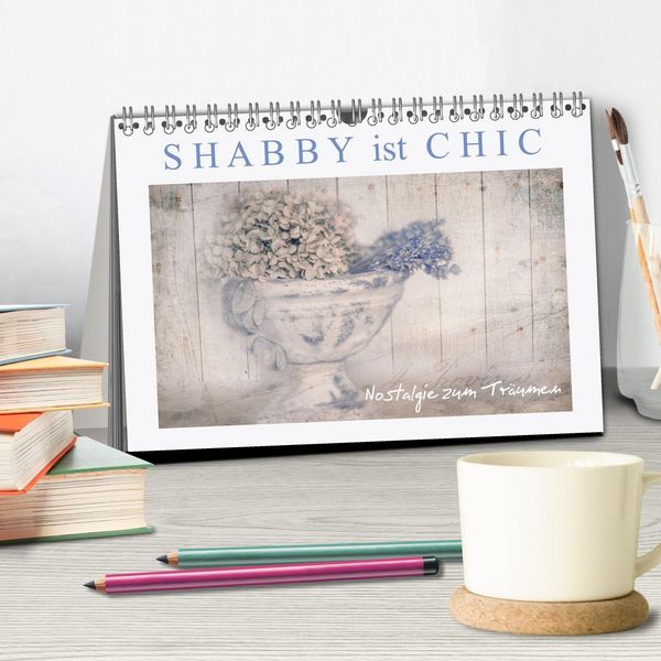 Produktbild: Shabby ist Chic (Tischkalender 2026 DIN A5 quer), CALVENDO Monatskalender