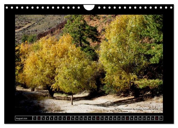 Produktbild: Bhutan Druk Yul 2026 (Wandkalender 2026 DIN A4 quer), CALVENDO Monatskalender