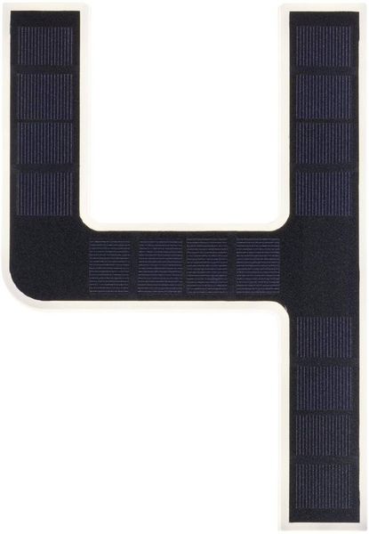 Produktbild: Paulmann 79845 Solar-Hausnummernleuchte 0.20W Warmweiß Schwarz
