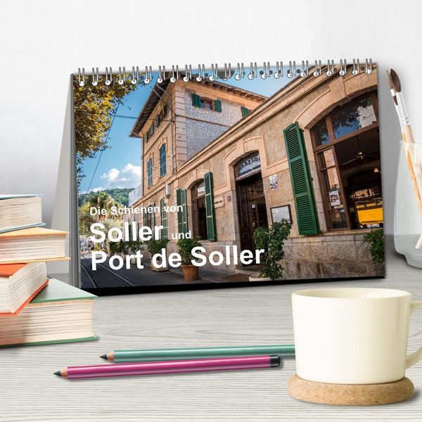 Produktbild: Die Schienen von Soller und Port de Soller (Tischkalender 2026 DIN A5 quer), CALVENDO Monatskalender