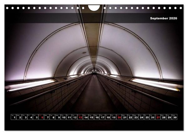 Produktbild: More London Underground 2026 (Wall Calendar 2026 DIN A4 landscape), CALVENDO 12 Month Wall Calendar