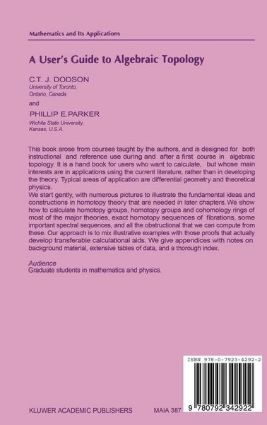 Produktbild: A User&rsquo;s Guide to Algebraic Topology
