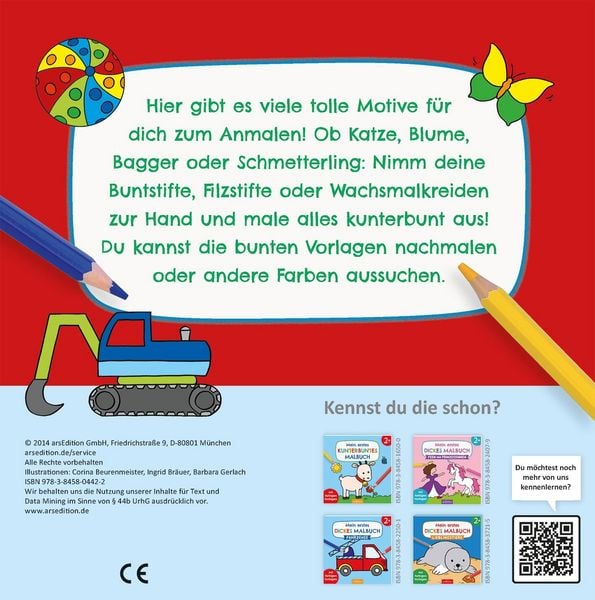 Produktbild: Mein erstes buntes dickes Malbuch ab 2