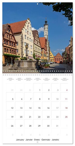 Produktbild: Rothenburg ob der Tauber - Medieval town in Germany (Wall Calendar 2026 12 &times; 12 Inch) CALVENDO 12 Month Wall Calendar
