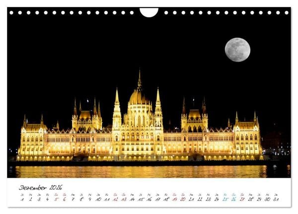 Produktbild: Entlang der Donau, Sehensw&uuml;rdigkeiten von Passau bis Budapest (Wandkalender 2026 DIN A4 quer), CALVENDO Monatskalender