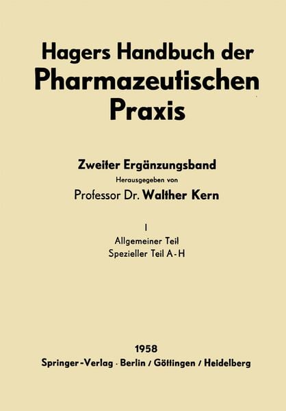 Produktbild: Hagers Handbuch der Pharmazeutischen Praxis