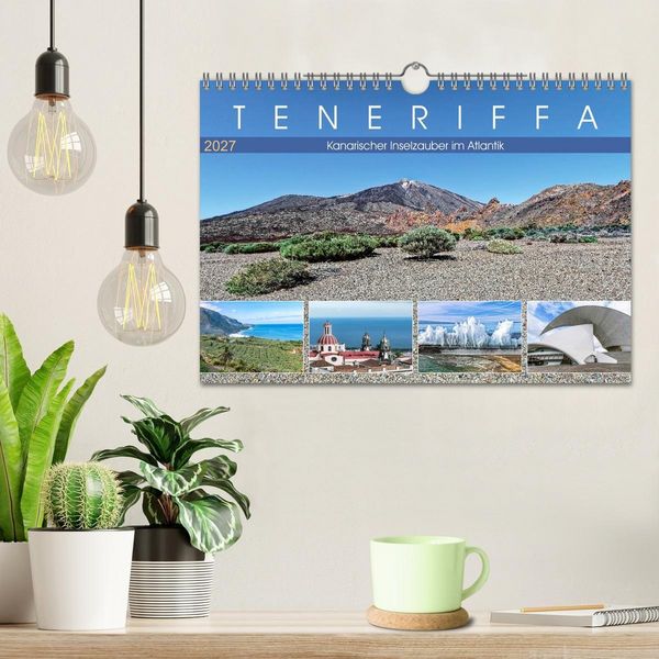 Produktbild: TENERIFFA Kanarischer Inselzauber im Atlantik (Wandkalender 2027 DIN A4 quer), CALVENDO Monatskalender