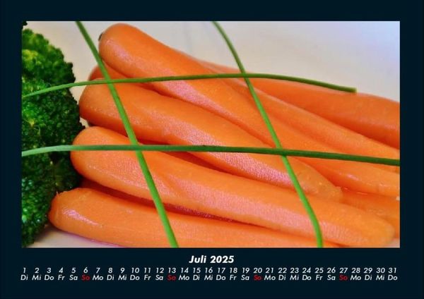 Produktbild: Gem&uuml;sekalender 2025 Fotokalender DIN A4