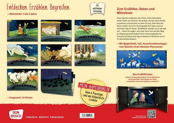 Produktbild: Alle Tiere nah und fern wollen gern zum Weihnachtsstern. Adventskalender