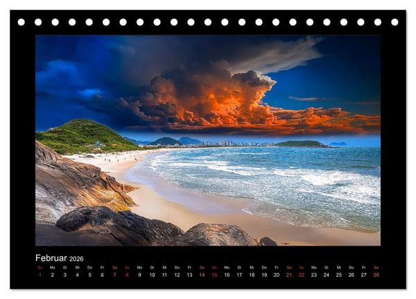 Produktbild: Brasilien - Natur, Kultur und Lebensfreude (Tischkalender 2026 DIN A5 quer), CALVENDO Monatskalender