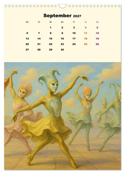 Produktbild: TraumT&auml;nzer - Schritte durch Zeit, Licht und Illusion (Wandkalender 2027 DIN A3 hoch), CALVENDO Monatskalender