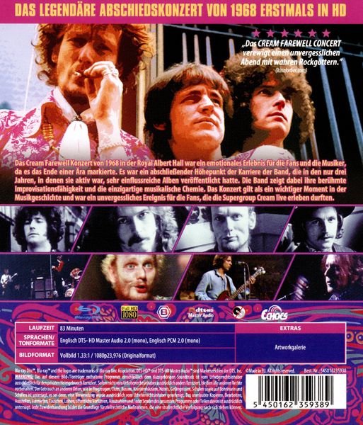 Produktbild: Cream - The Farewell Concert