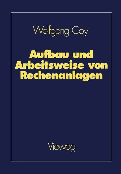 Produktbild: Aufbau und Arbeitsweise von Rechenanlagen