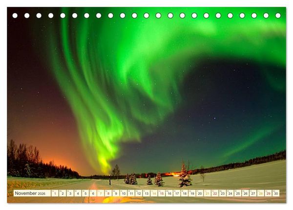 Produktbild: Gewaltige Natur - bedrohlich und sch&ouml;n (Tischkalender 2026 DIN A5 quer), CALVENDO Monatskalender