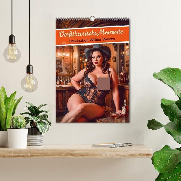 Produktbild: Verf&uuml;hrerische Momente - Faszination Wilder Westen (Wandkalender 2026 DIN A3 hoch), CALVENDO Monatskalender