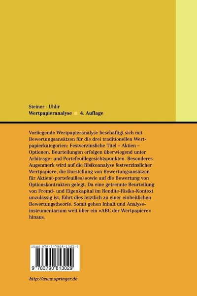 Produktbild: Wertpapieranalyse