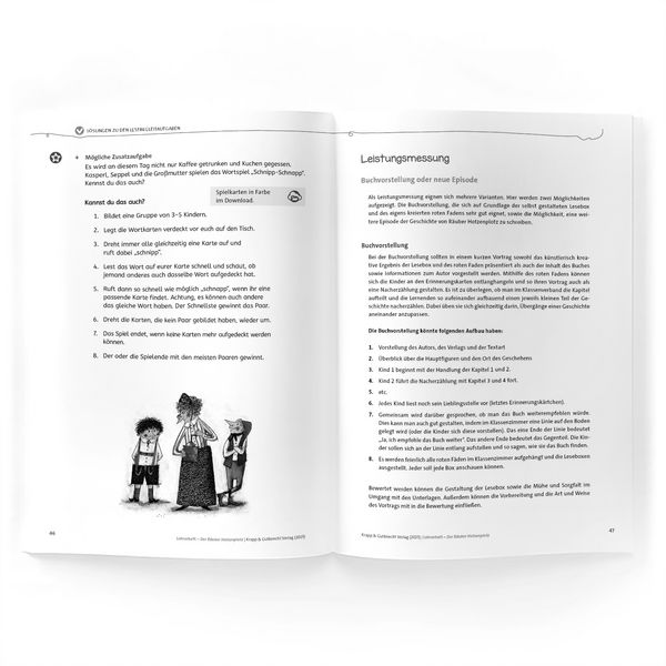 Produktbild: Der R&auml;uber Hotzenplotz &ndash; Otfried Preu&szlig;ler &ndash; Lehrerheft