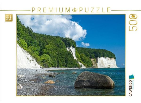 CALVENDO Puzzle Kreidefelsen-Insel Rügen | 500 Teile Lege-Größe 48 × 36 cm Foto-Puzzle für Erwachsene