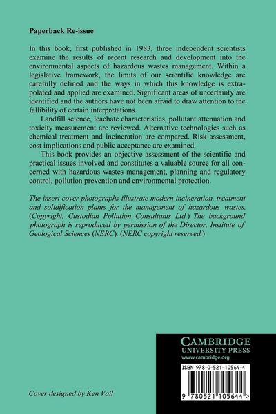 Produktbild: The Scientific Management of Hazardous Wastes