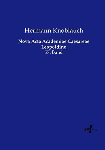 Produktbild: Nova Acta Academiae Caesareae Leopoldino