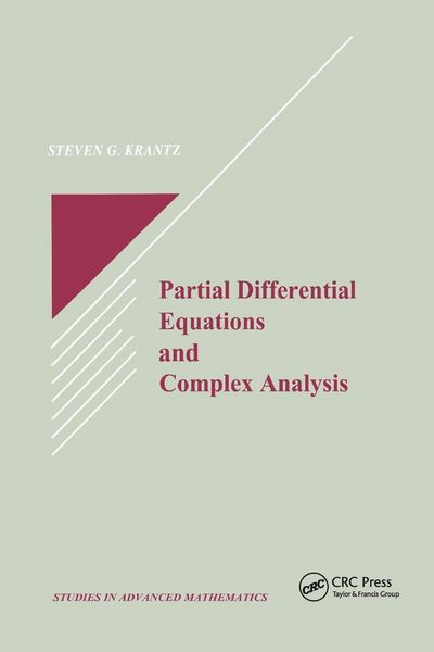 Produktbild: Partial Differential Equations and Complex Analysis