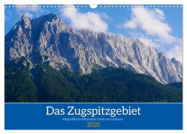 Das Zugspitzegebiet (Wandkalender 2025 DIN A3 quer), CALVENDO Monatskalender