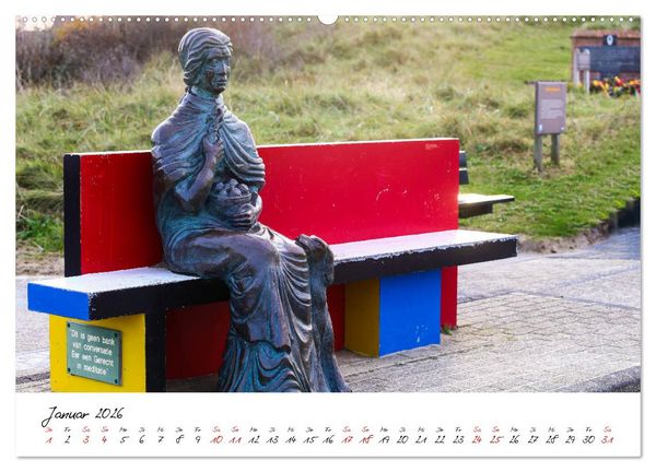 Produktbild: Das Seebad Domburg (hochwertiger Premium Wandkalender 2026 DIN A2 quer), Kunstdruck in Hochglanz