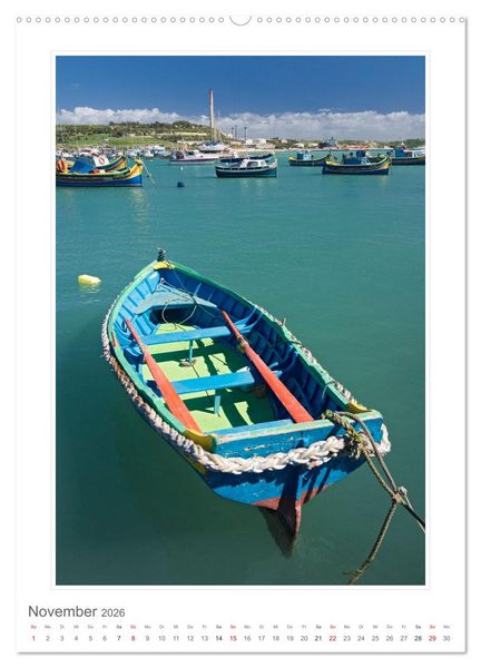 Produktbild: Malta Impressionen (Wandkalender 2026 DIN A2 hoch), CALVENDO Monatskalender