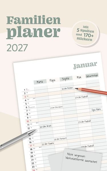 Produktbild: Familienplaner neutral 2027