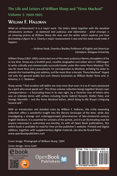Produktbild: The Life and Letters of William Sharp and "Fiona Macleod"