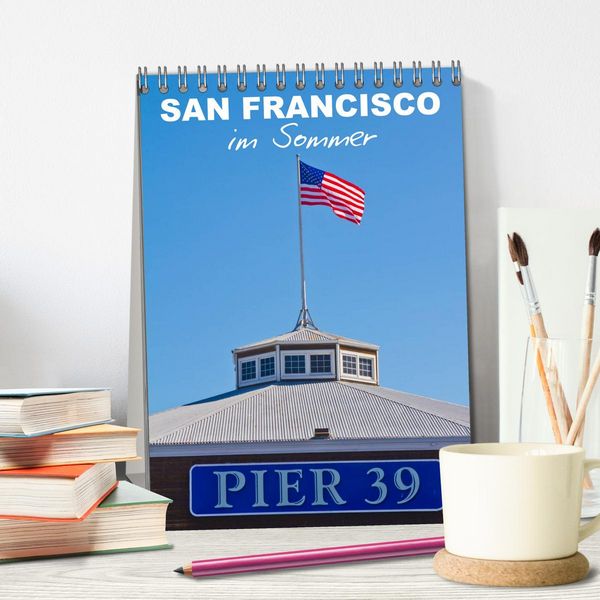 Produktbild: SAN FRANCISCO im Sommer (Tischkalender 2026 DIN A5 hoch), CALVENDO Monatskalender
