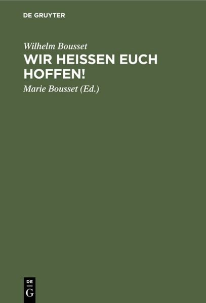 Produktbild: Wir hei&szlig;en Euch hoffen!
