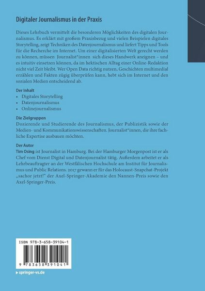 Produktbild: Digitaler Journalismus in der Praxis