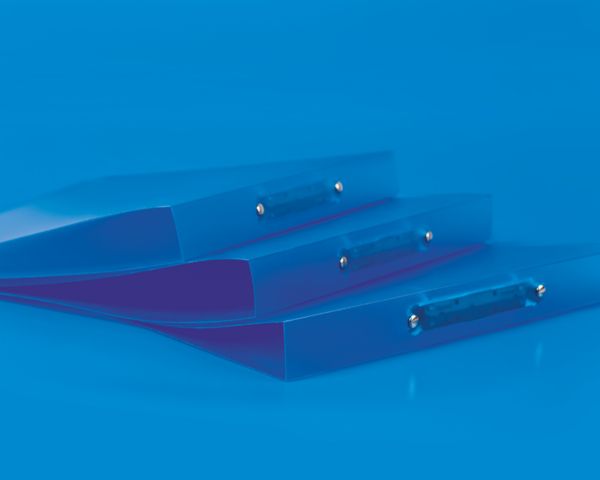Produktbild: Brunnen Ringbuch FACT!pp &brvbar; A4, 2 Ringe, F&uuml;llh&ouml;he: 25 mm, azur