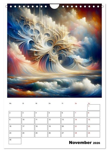 Produktbild: Geflochtene Kunstwelten (Wandkalender 2026 DIN A4 hoch), CALVENDO Monatskalender