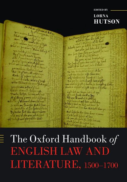 Produktbild: The Oxford Handbook of English Law and Literature, 1500-1700
