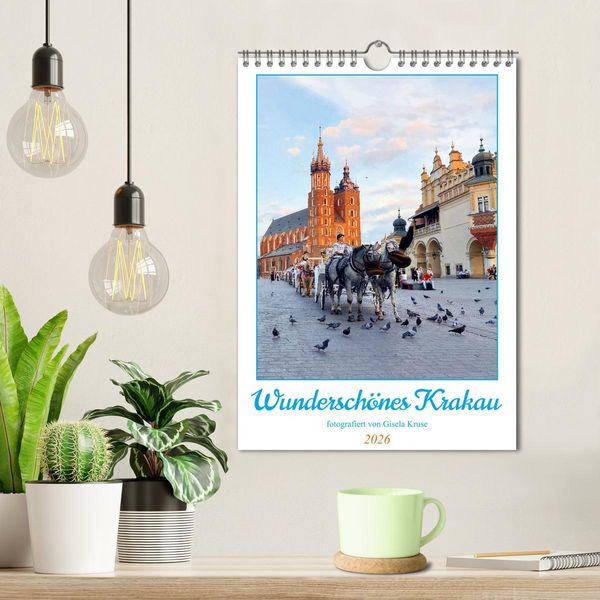 Produktbild: Wundersch&ouml;nes Krakau (Wandkalender 2026 DIN A4 hoch), CALVENDO Monatskalender