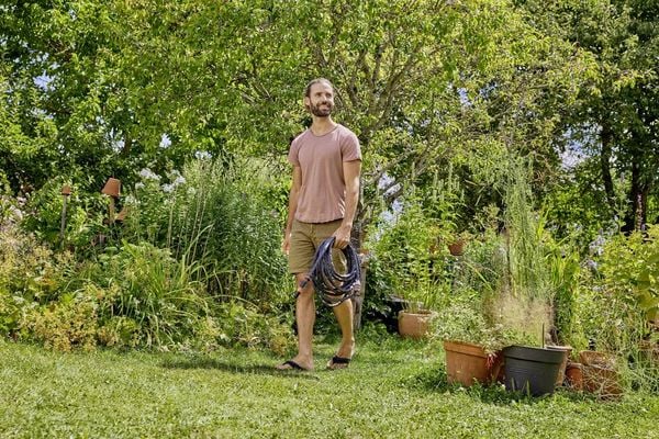 Produktbild: GARDENA 18445-20 Liano&trade; Life Textilschlauch-Set 15m 1/2 Zoll 1St.