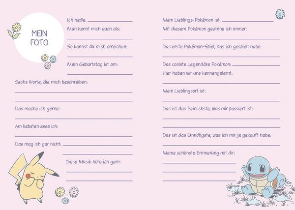 Produktbild: Pok&eacute;mon: Freundebuch - Gute Freunde bleiben ein Leben lang