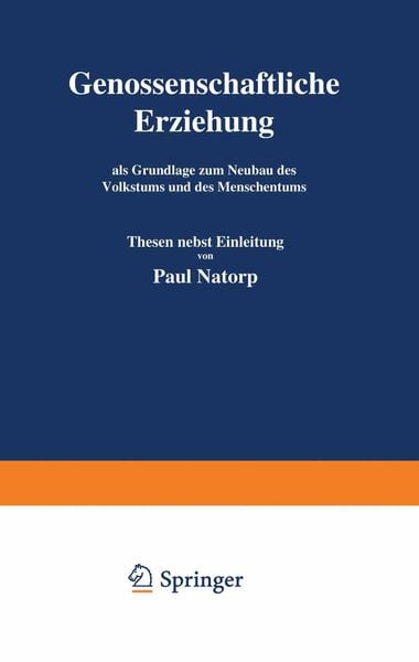 Produktbild: Genossenschaftliche Erziehung