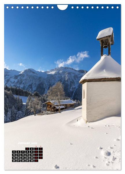 Produktbild: Leichte Wanderziele um Oberstdorf (Wandkalender 2026 DIN A4 hoch), CALVENDO Monatskalender