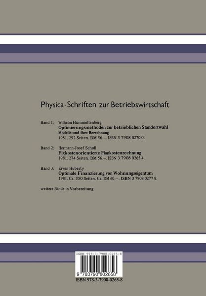 Produktbild: Fixkostenorientierte Plankostenrechnung