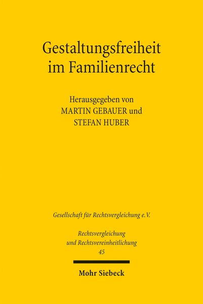Produktbild: Gestaltungsfreiheit im Familienrecht
