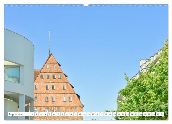 Produktbild: Ulm Gestern und Heute (hochwertiger Premium Wandkalender 2026 DIN A2 quer), Kunstdruck in Hochglanz