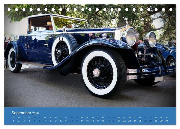 Produktbild: Rolls Royce Revival (Tischkalender 2026 DIN A5 quer), CALVENDO Monatskalender