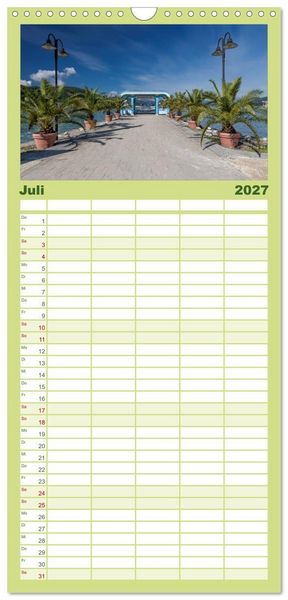 Produktbild: Familienplaner 2027 - Im S&uuml;den von &Ouml;sterreich mit 5 Spalten (Wandkalender, 21 x 45 cm) CALVENDO